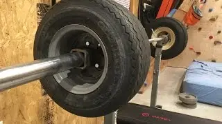 Make Bumper Plates Out Of Golf Cart Tires For Weight Lifting, DIY