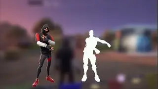 Ikonik skin flexing floss emote in party royale!