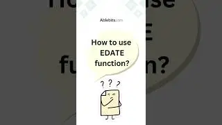 EDATE function in 