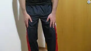 Adidas boy cal surf Nylon Polyamid gl&auml;nzende Jogginghose sweatpants Track Pants 尼龙运动裤 (11)