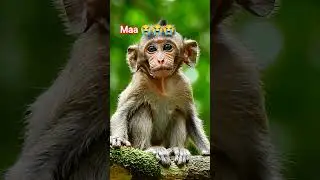 emotional baby monkey 🐒😭😭😭#shorts #monkey #shortsfeed #viralshorts