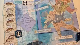Let's make a mood board! About mice?! #junkjournal 