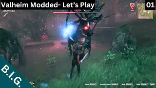 Valheim Modded - Day 01: A bunch of Mods, Fast Progress & Killing Eikthyr