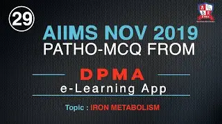 Iron metabolism (AIIMS Nov 2019)  by Dr. Devesh Mishra.