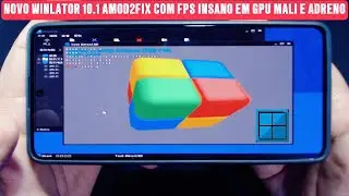 WINLATOR 10.1 AMOD2FX DESEMPENHO INSANO EM CELULARES COM GPU ADRENO E MALI! JOGOS DE PC NO ANDROID
