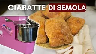 adv NON LE SOLITE CIABATTE: panini fantastici con solo semola. Con l’impastatrice Mybaby Hammersud