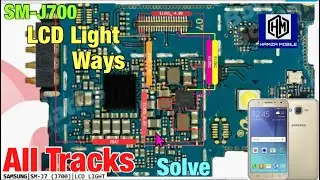 Samsung J7/SM-J700 Display Light iC Problem Solution.Samsung J7/SM-J700 LCD Light iC Ways Jumper📲✅