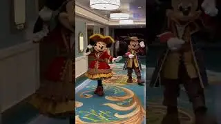 Chance encounters with characters on a Disney Cruise are the best! #DisneyWish