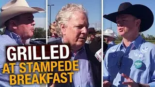 Interviewing Politicians at Calgary Stampede | Jason Kenney, Jean Charest, Brian Jean & more