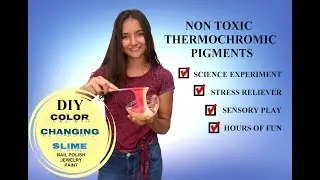 DIY Thermochromic Cold Activated Color Changing Slime