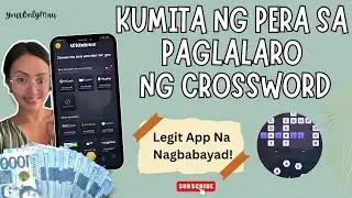 KUMITA NG PERA SA PAGLALARO NG CROSSWORD | Legit app na nagbabayad #legitapp #earningappgcash