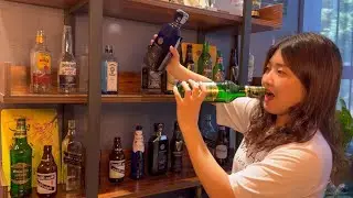 АСМР общественный бар в Корее🍺🍷🥃 / Lofi / сжатие , трассировка , царапина / 100+ триггеров