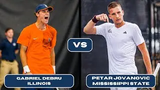 How Good Can This Freshman Be? - Gabriel Debru (Illinois) vs Petar Jovanovic (Mississippi State)