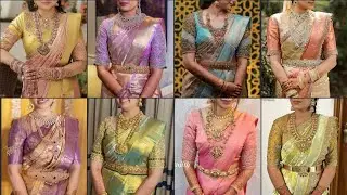 😍👌Beautiful Pastel Shade Pattu Saree Designs| Simple Pastel Shade Bridal Saree Collections❤️|
