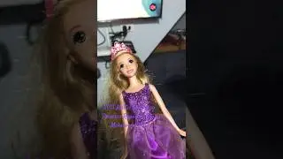 2012 Mattel Sparkling Princess Rapunzel Hair Makeover Part 1