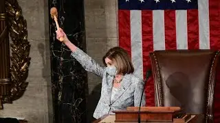 Nancy Pelosi re-elected as US House speaker with slim Democratic majority