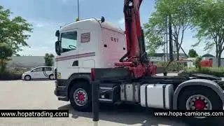 Scania 124 420, A&ntilde;o 2004, PALFINGER PK32080