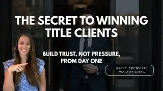 Notary Success Story  Get Title Office Clients with This Strategy! Brad Martin: Superlative Signings