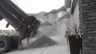 Dump Truck Split Load | Topsoil, Gravel, Delivery in Calgary Ornamental Stone