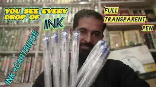 Latest Design Transparent Fountain Pen #school #stationery