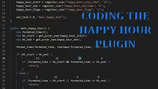 CS 1.6 Creating a Happy Hours Plugin - Amx Mod X | Exlopoit