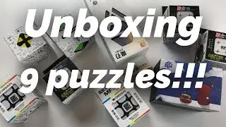 Massive UNBOXING what are these 9 puzzles???