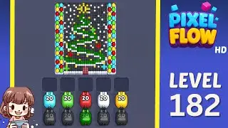 Pixel Flow Level 182 Solution Walkthrough