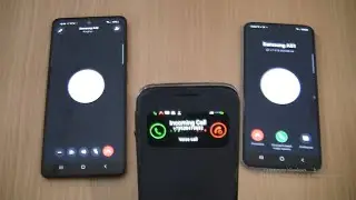 WhatsApp  Incoming call & Outgoing call at the Same Time Samsung Galaxy A51+A40+S4 mini cover