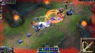 LoL Gameplay - Veigar vs Blitzcrank pulls