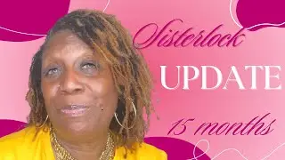 Sisterlocks update | Shampoo dye | 15 Month update #sisterlocks #microlocs #tinylocs