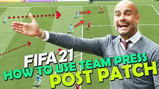 FIFA 21 POST PATCH Team Press Tutorial | How to use Team Press POST PATCH in FIFA 21 | FIFA 21