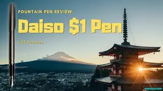 Daiso $1 Fountain Pen Review | Cheaper than a pack of gum.
