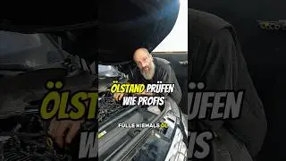 &Ouml;lstand messen wie ein Profi 💡 #auto #werkstatt #wartung #automobile