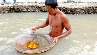 GOLD TREASURE,,THIS IS THE PROCESS OF FILTERING MINING #tambang​ #emas​ #emasmurni​ #news​