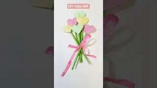 DIY Paper Heart Bouquet ❤| Cute Gift Idea