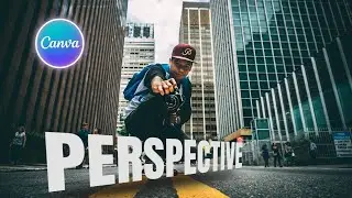 How to Create 3D PERSPECTIVE TEXT Effect using Canva | The Easiest Way!