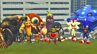 SURVIVAL in BIg City All New Italian Brainrot Pack VS Shin Sonic Evolution In Garry's Mod!