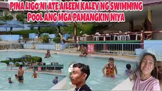 SUBRANG SAYA NG MGA PAMANGKIN NI ATE AILEEN KALEV+PINA LIGO NIYA KAMI NG SWIMMING POOL|#aileenkalev 