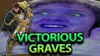 VICTORIOUS GRAVES SKIN IS ACTUALLY COOL!! GRAVES JUNGLE WITH NEW RUNES IS BROKEN - PBE