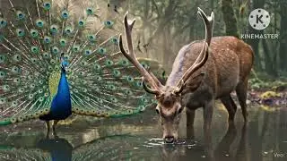 Short cinematic forest scene # AI generated forest scene 