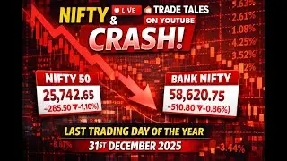 FINAL DAY LIVE 🔴 Nifty & Bank Nifty Under Pressure | Market Reaction 31-12-2025
