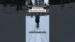 What Yellowstone Locals Want You To Know (pt 1) #winter #yellowstonenationalpark