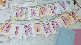 Come and craft with me with Party Alphabet Dies