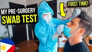 FOREIGNER reacts to FIRST SWAB TEST in Manila - WEIRDEST feeling EVER!