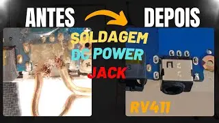 Veja Como Fazer a Soldagem DC Power Jack  Samsung RV411