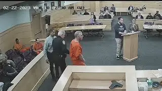 Girard police officer injured removing court defendant