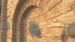 Paving Stone Road Paved With Stones Bricks Walls Way to a Dormition Cathedral at Holy Dormition