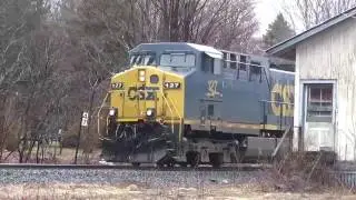 CSX K533 in Lacona NY...4-8-2017