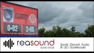 Rea Sound Harps GFC - Audio and LED scoreboard install