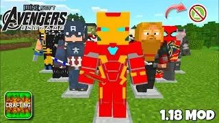 Avengers Mod For Crafting And Building | Without Zarchiver | Best Avengers Mod